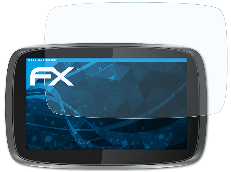 ATFOLIX 3x FX-Clear Displayschutz(für TomTom (2014)) GO Speak&Go 600