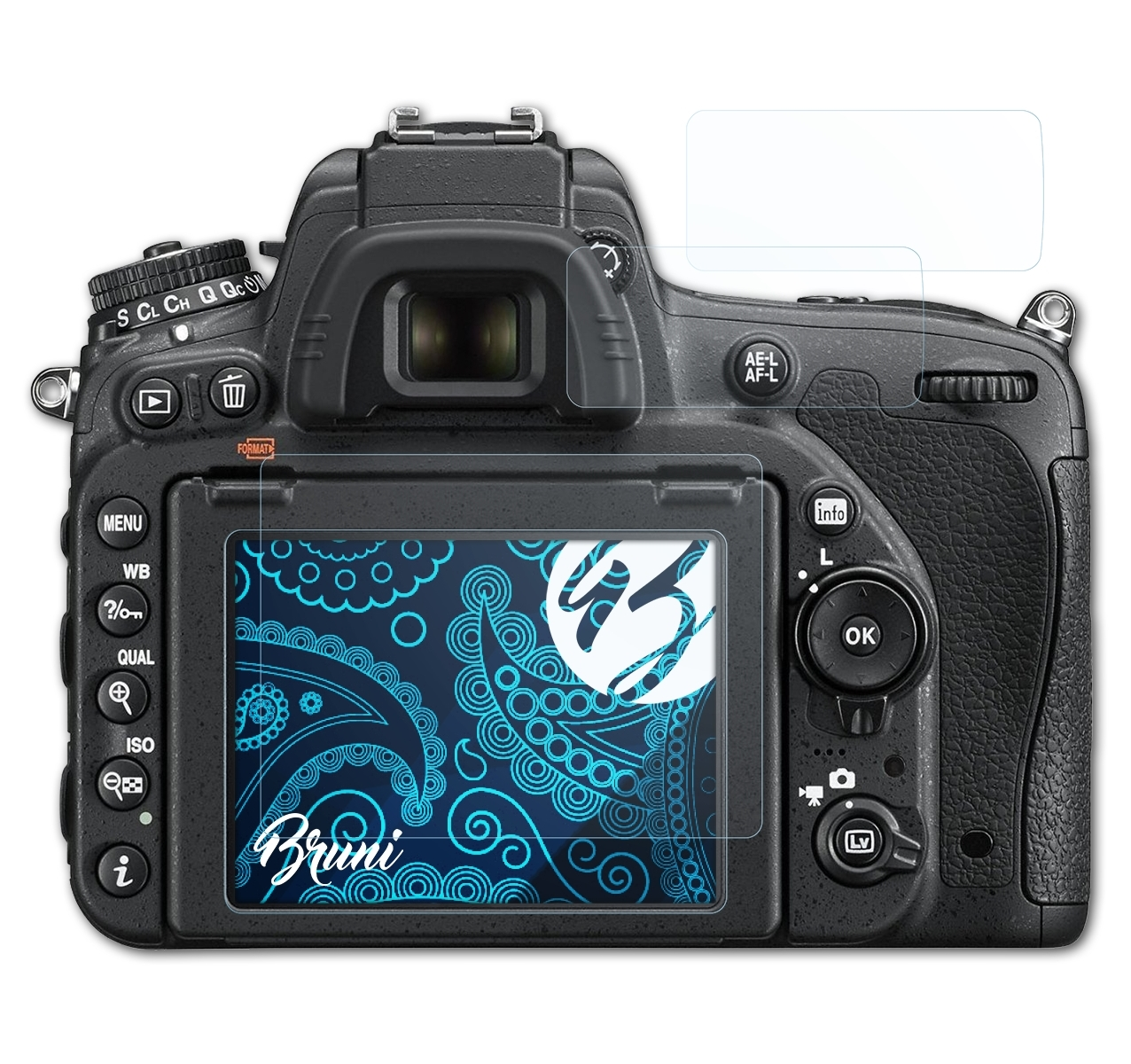 BRUNI Nikon D750) Schutzfolie(für Basics-Clear 2x