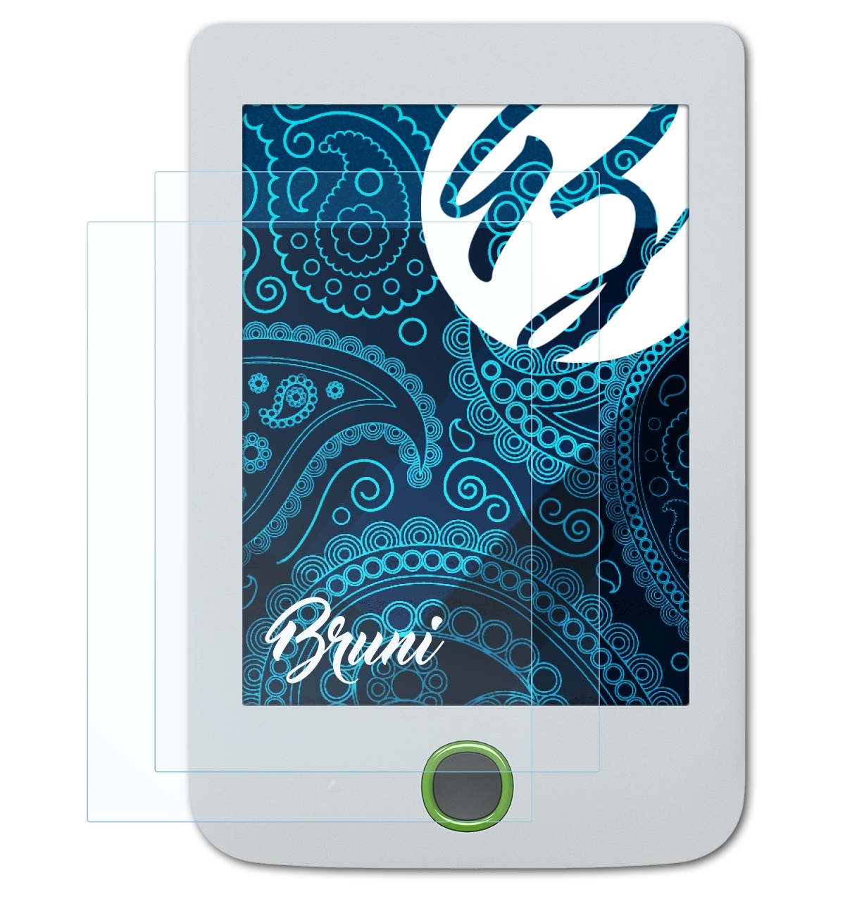 Schutzfolie(für 2) 2x BRUNI Basics-Clear Basic PocketBook