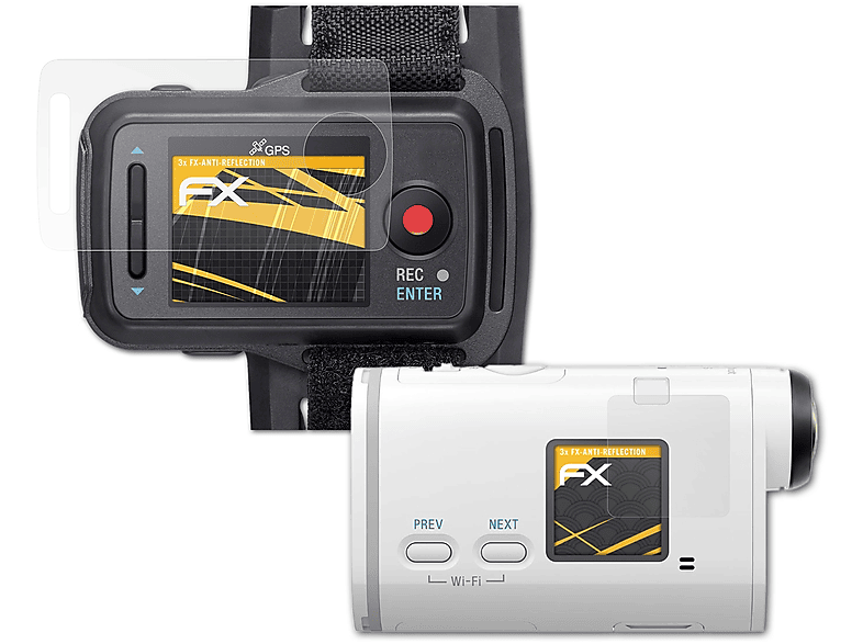 ATFOLIX 3x FX-Antireflex Displayschutz(für Sony RM-LVR2V)
