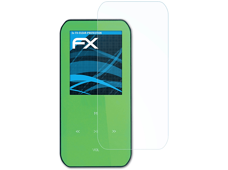 Lenco FX-Clear Xemio-655) ATFOLIX Displayschutz(für 3x