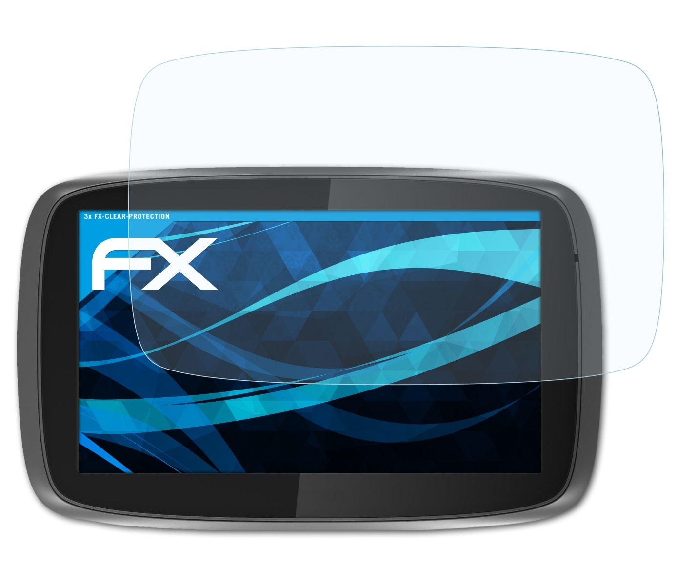 ATFOLIX 3x FX-Clear Displayschutz(für TomTom Speak&Go (2014)) 500 GO