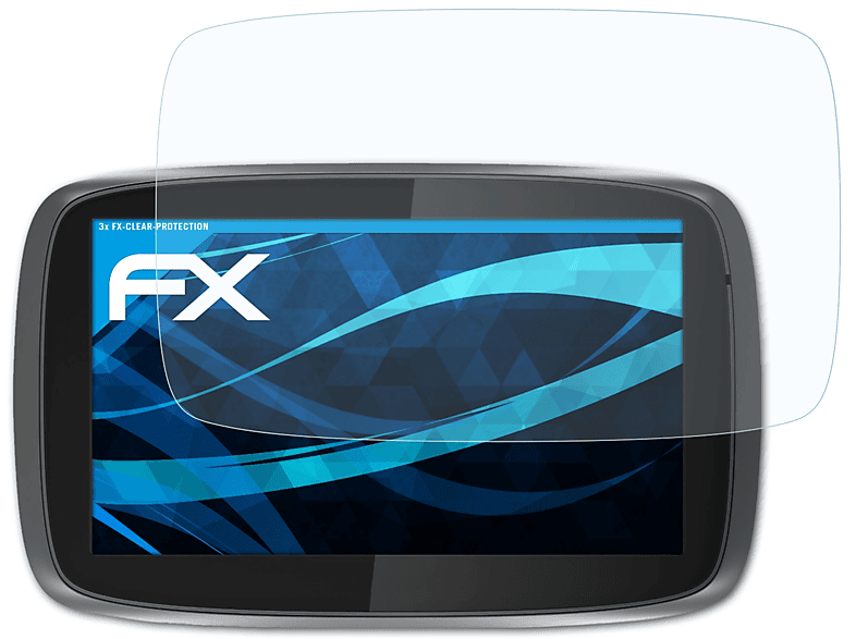 TomTom FX-Clear 500 3x ATFOLIX Speak&Go GO Displayschutz(für (2014))