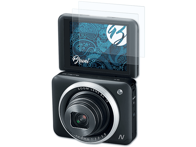 BRUNI 2x Basics-Clear Schutzfolie(für Canon PowerShot N2)