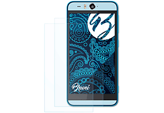 BRUNI 2x Basics-Clear Schutzfolie(für HTC Desire Eye)