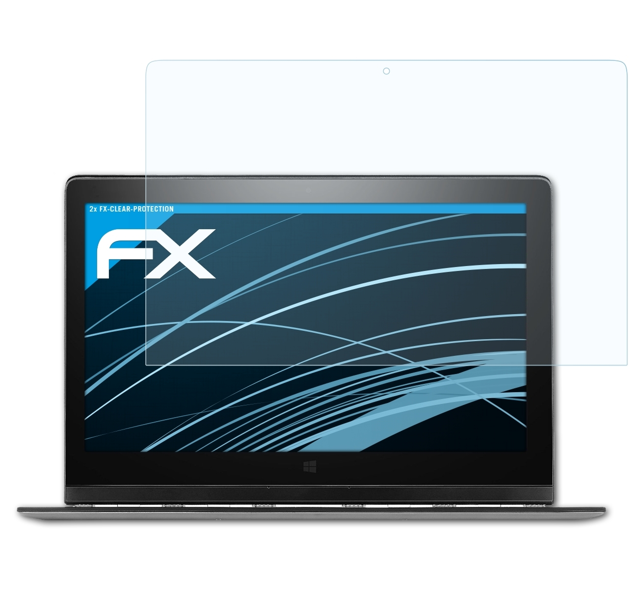 Displayschutz(für 2x FX-Clear ATFOLIX Lenovo Pro) Yoga 3