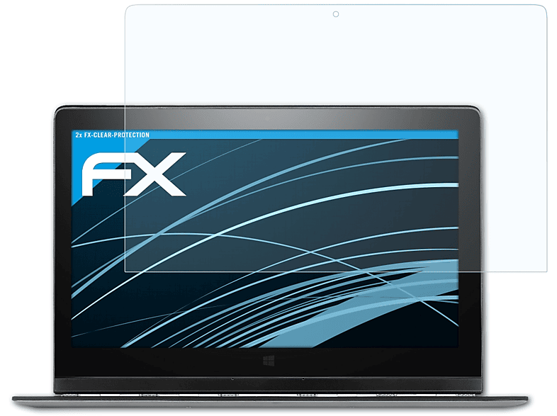 ATFOLIX 2x FX-Clear Displayschutz(für Lenovo Yoga 3 Pro)