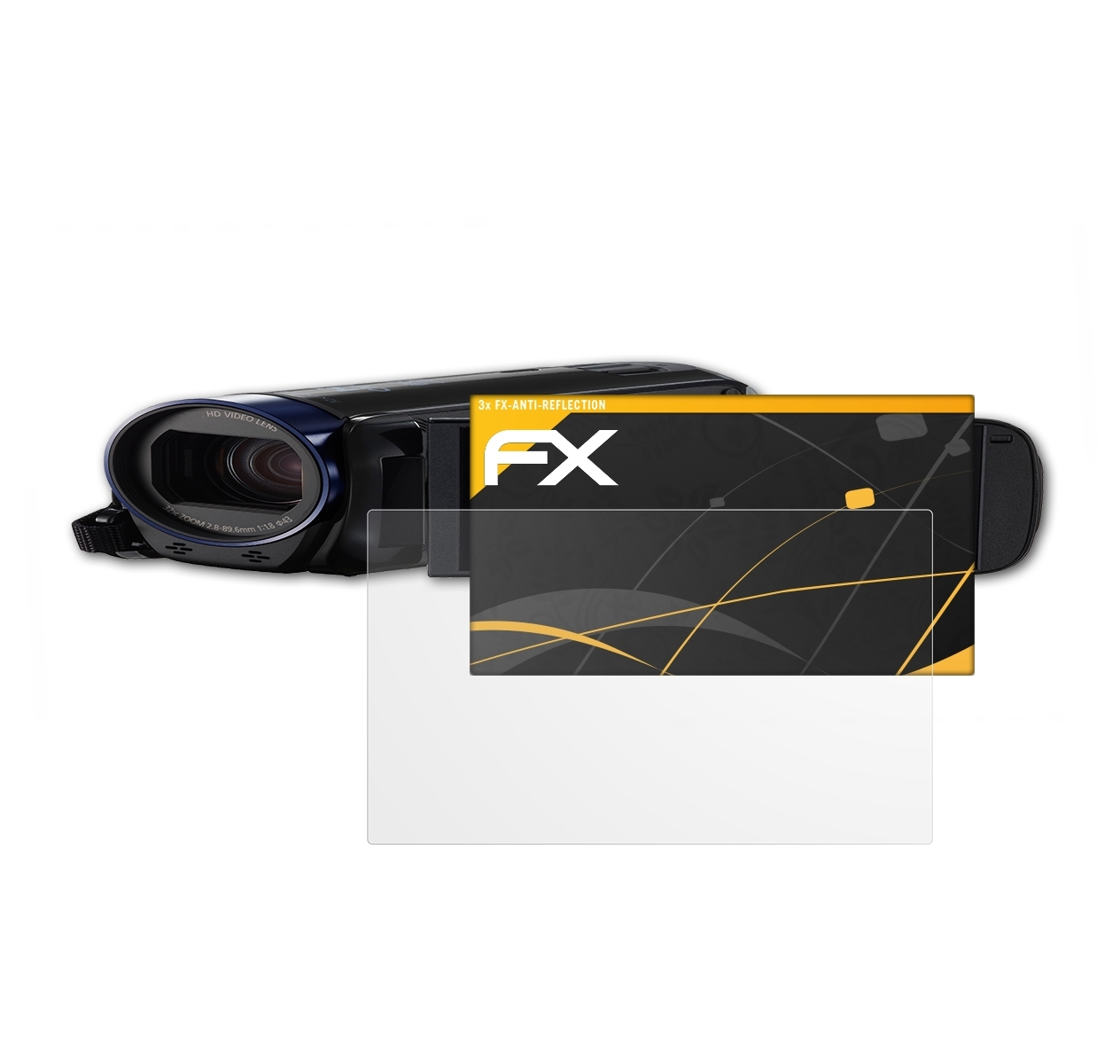 ATFOLIX 3x FX-Antireflex Displayschutz(für Canon R606) Legria HF