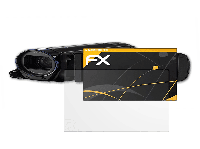 ATFOLIX 3x FX-Antireflex Displayschutz(für Canon R606) Legria HF