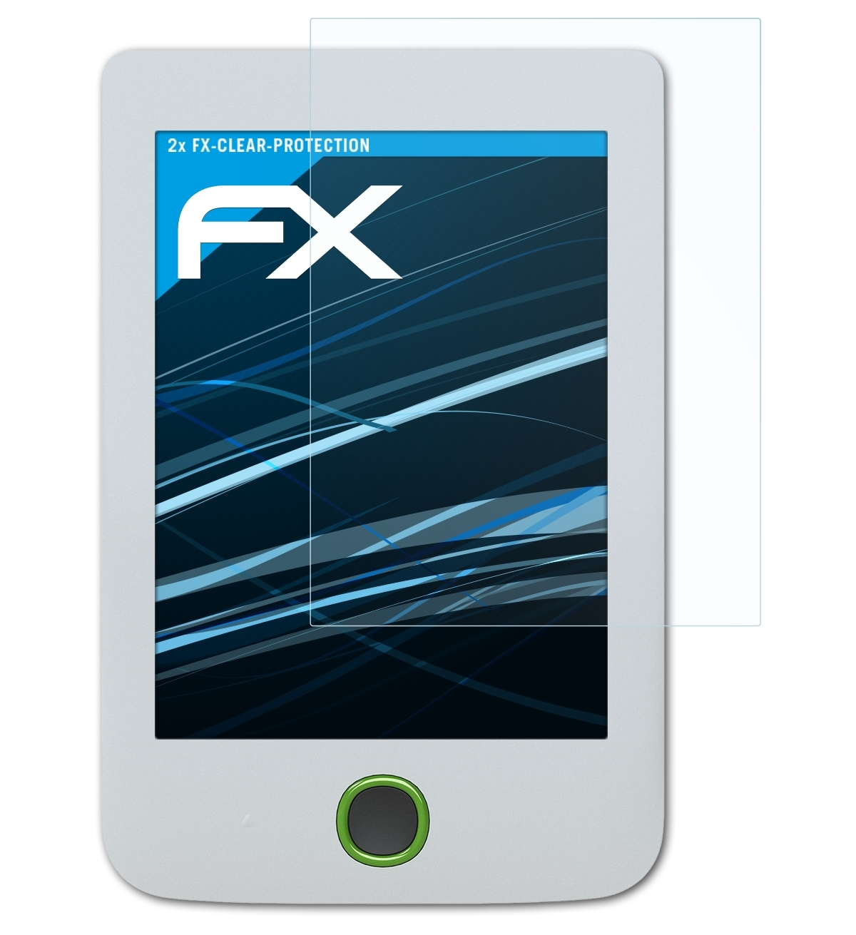 ATFOLIX 2x FX-Clear Displayschutz(für Basic 2) PocketBook