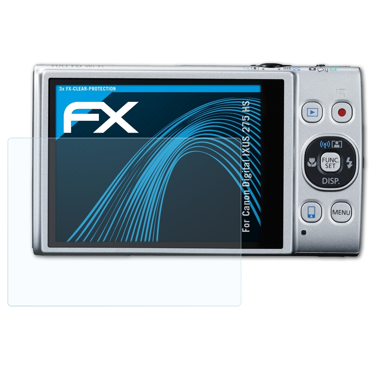 275 FX-Clear Canon ATFOLIX Digital Displayschutz(für IXUS 3x HS)