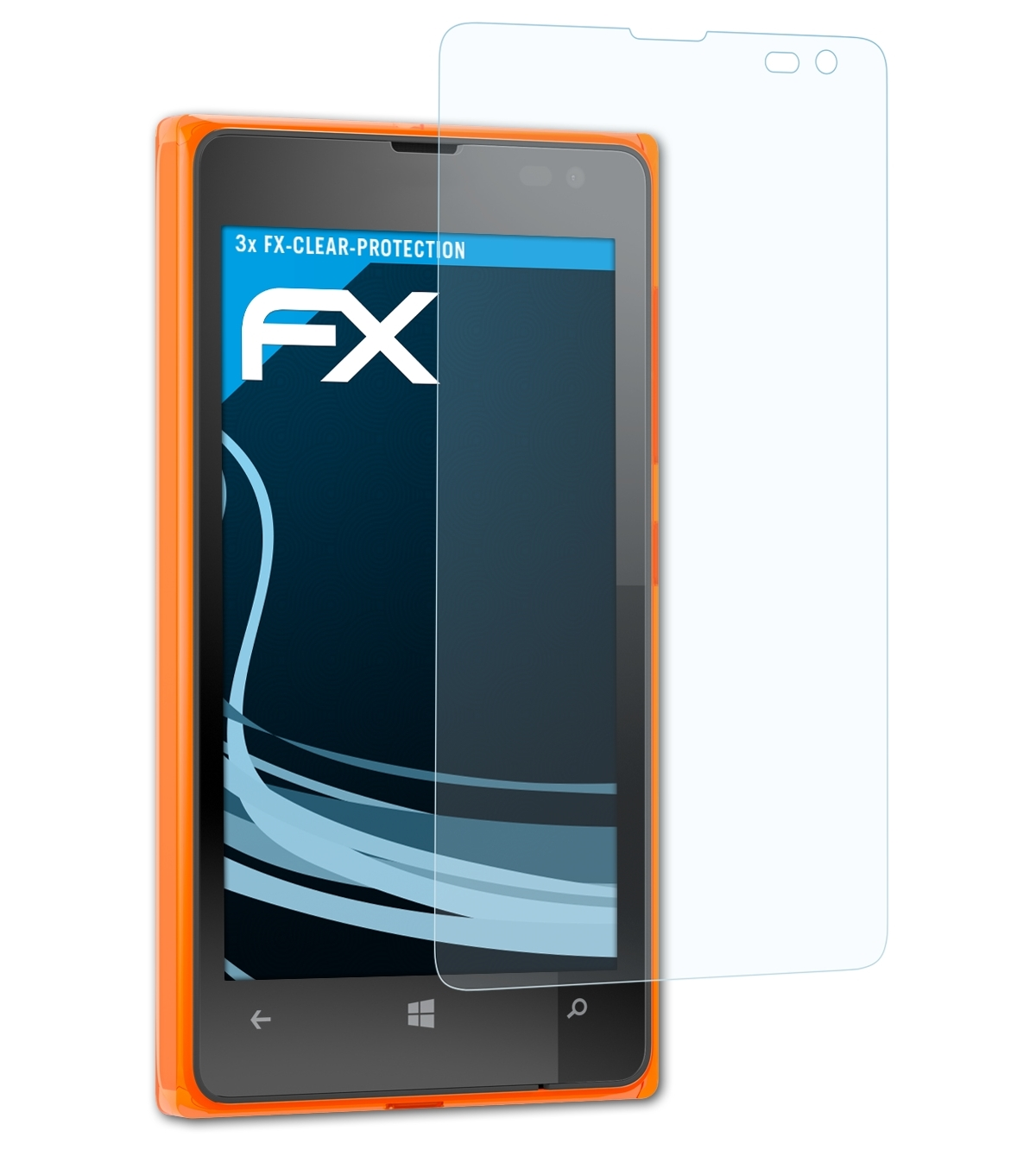 532) Microsoft ATFOLIX Displayschutz(für Lumia 3x FX-Clear
