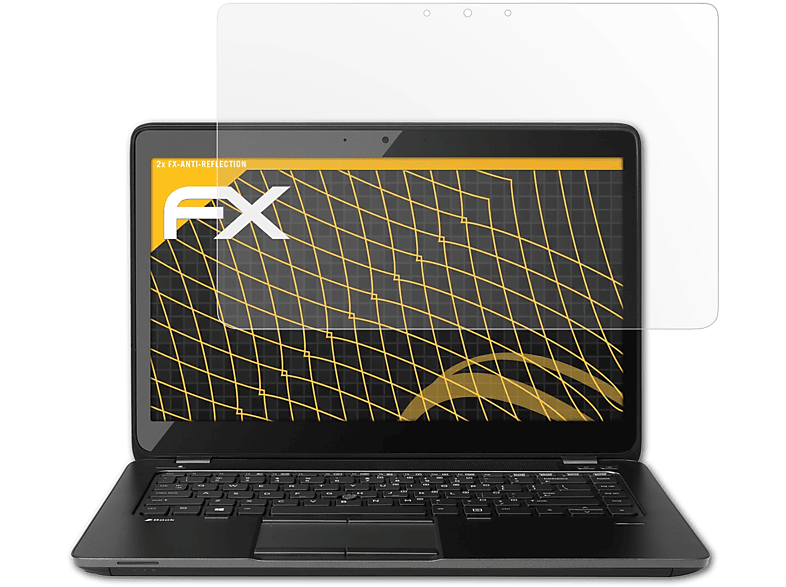 ATFOLIX 2x FX-Antireflex Displayschutz(für HP ZBook 14 G2)
