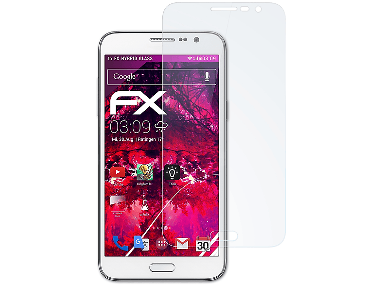 Galaxy Samsung Max) Grand ATFOLIX Schutzglas(für FX-Hybrid-Glass