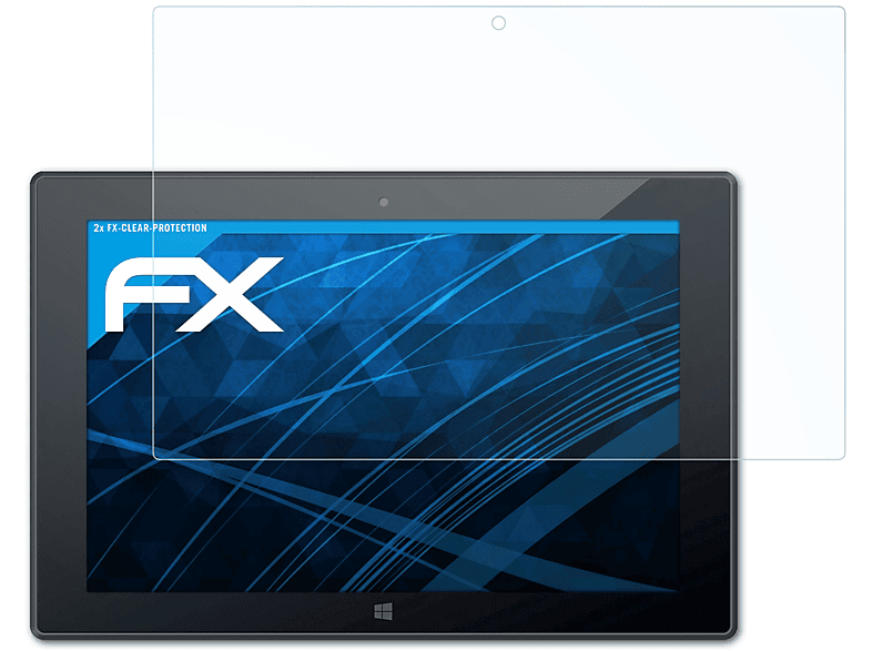ATFOLIX 2x FX-Clear Displayschutz(für Odys Wintab 9 plus 3G)