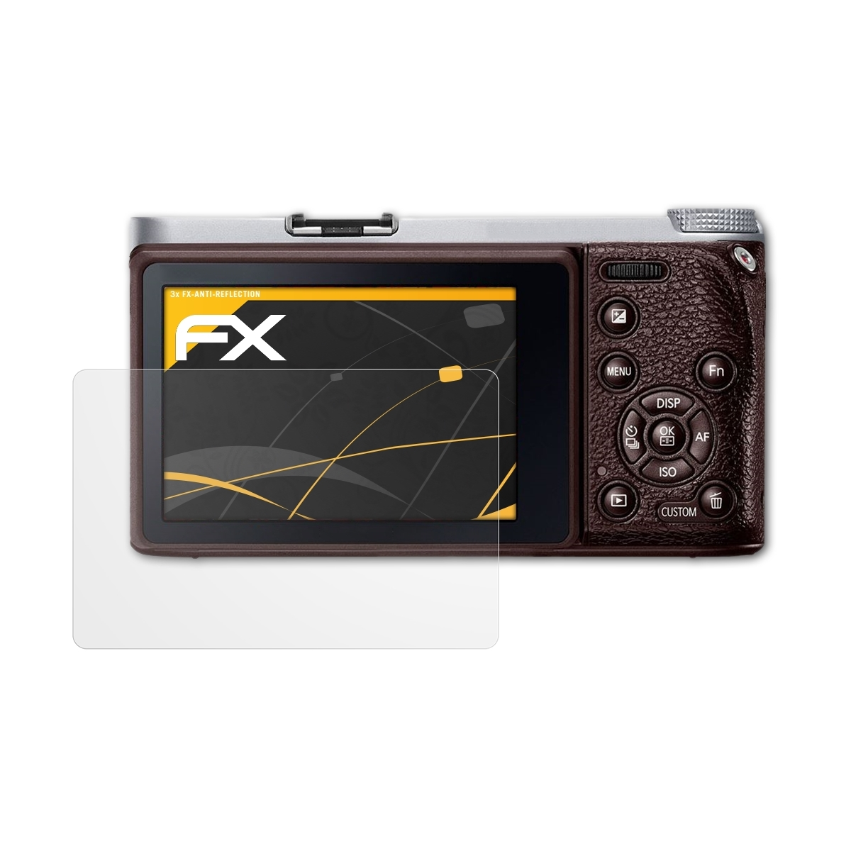 NX500) 3x FX-Antireflex Displayschutz(für Samsung ATFOLIX