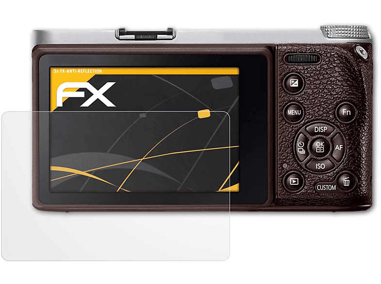 ATFOLIX 3x FX-Antireflex Displayschutz(für Samsung NX500)