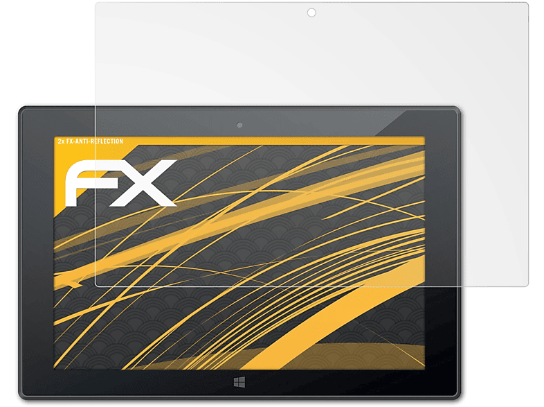 ATFOLIX 2x FX-Antireflex Displayschutz(für Odys Wintab 9 plus 3G)