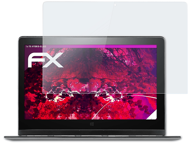 ATFOLIX FX-Hybrid-Glass Schutzglas(für Lenovo Yoga Pro) 3