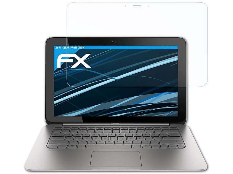 ATFOLIX 2x FX-Clear Displayschutz(für HP x2 13 Spectre Pro)