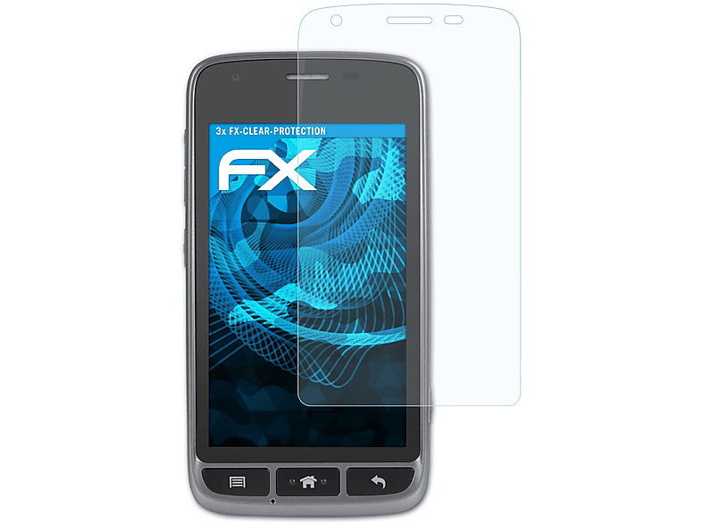 ATFOLIX 3x FX-Clear Displayschutz(für Doro Liberto 820 Mini)
