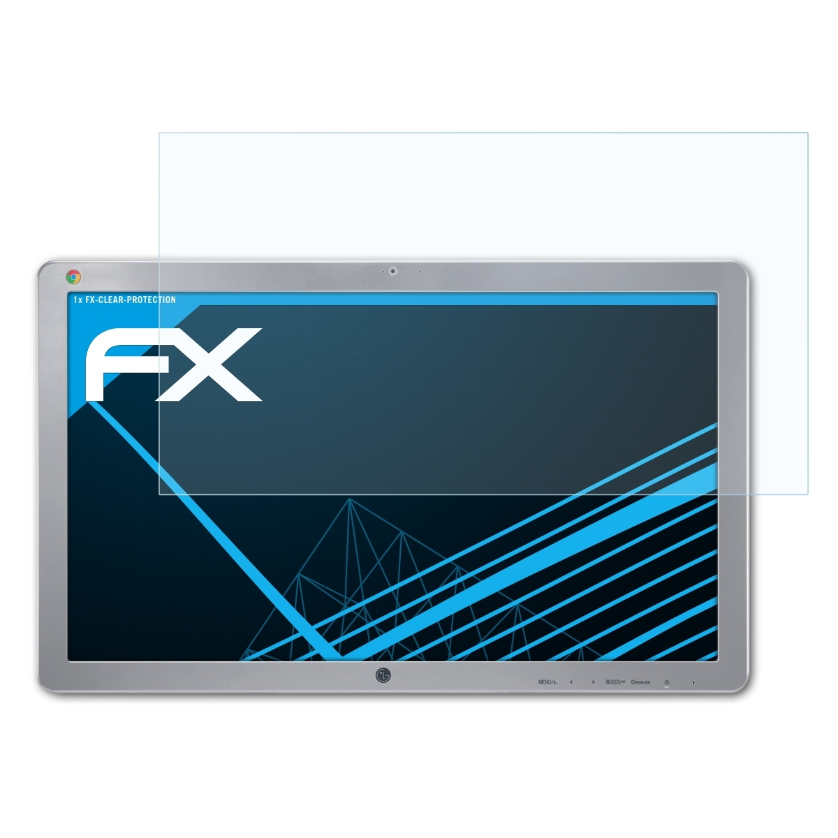 ATFOLIX FX-Clear Google Displayschutz(für 22CV241 (LG)) ChromeBase