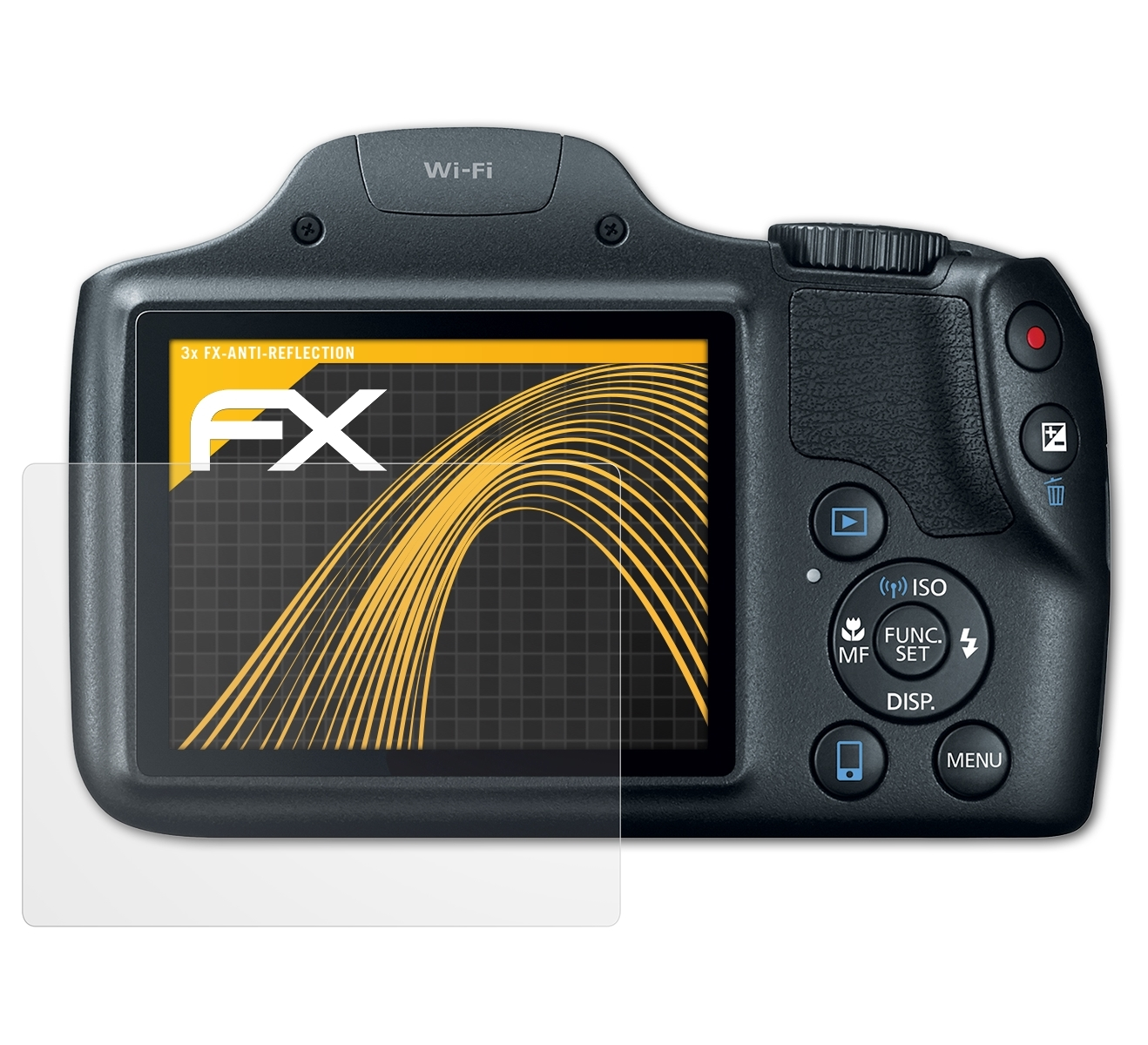 ATFOLIX 3x FX-Antireflex Canon HS) PowerShot Displayschutz(für SX530