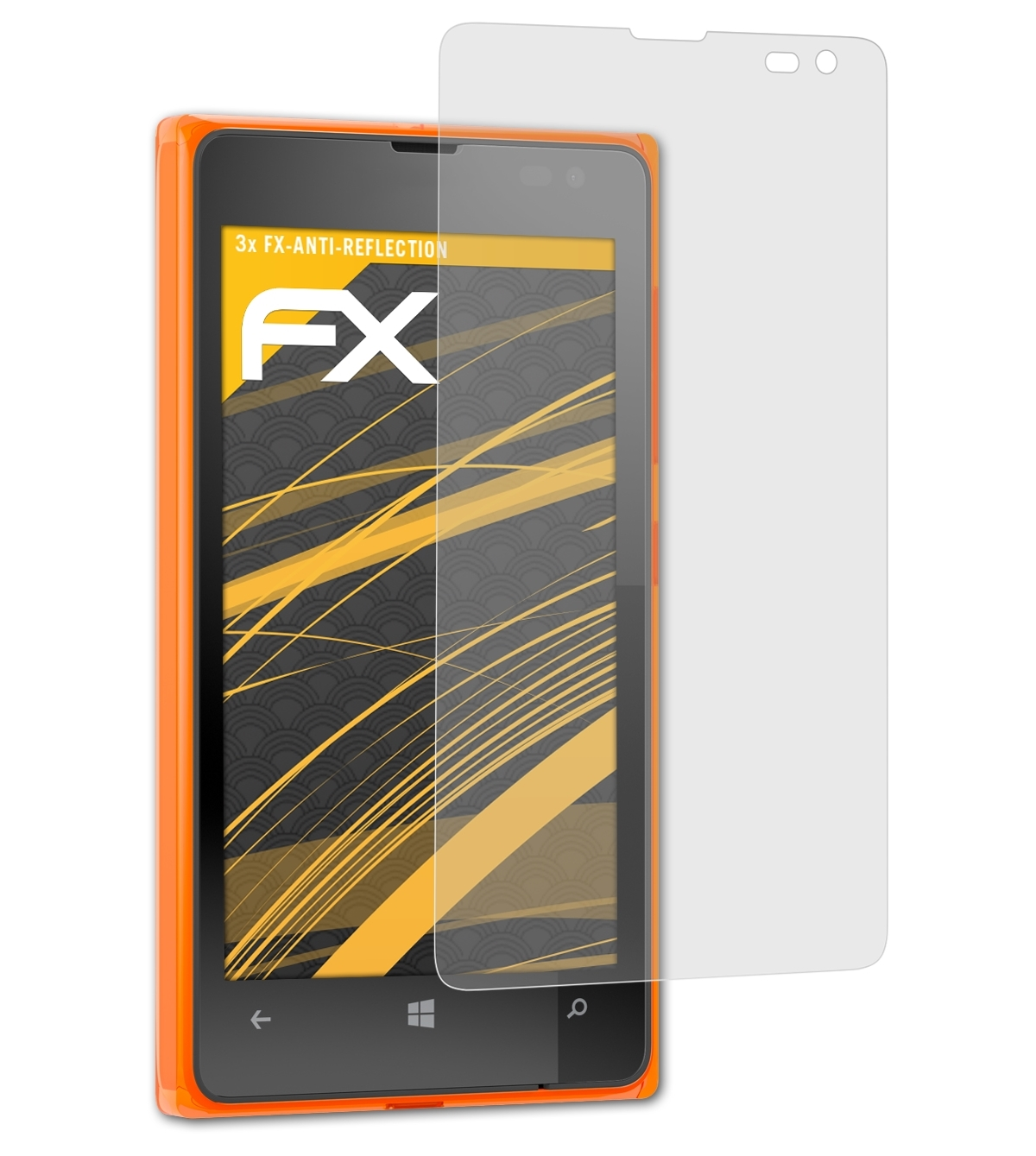 532) FX-Antireflex Displayschutz(für 3x ATFOLIX Microsoft Lumia