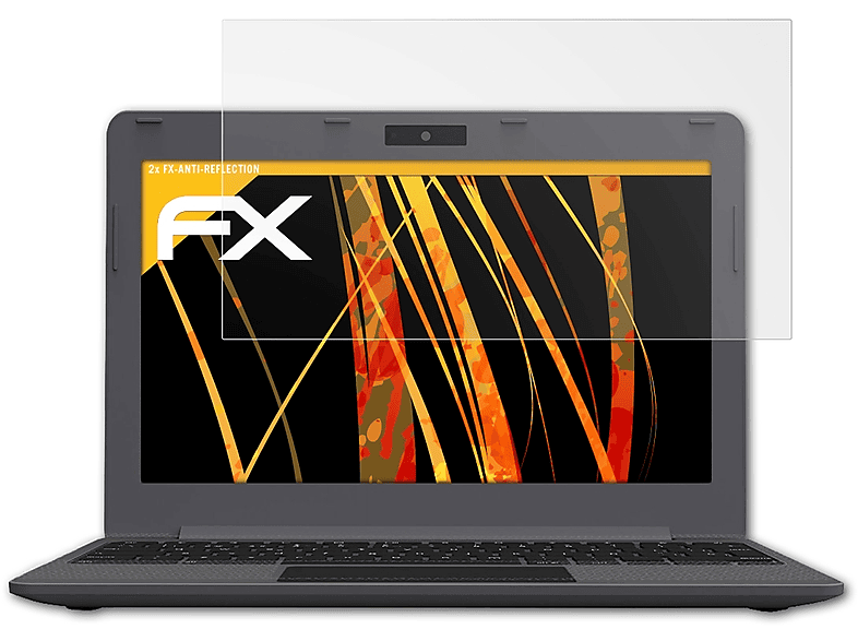 ATFOLIX 2x FX-Antireflex Displayschutz(für Google Chromebook 11 (Haier, 11.6 Inch))