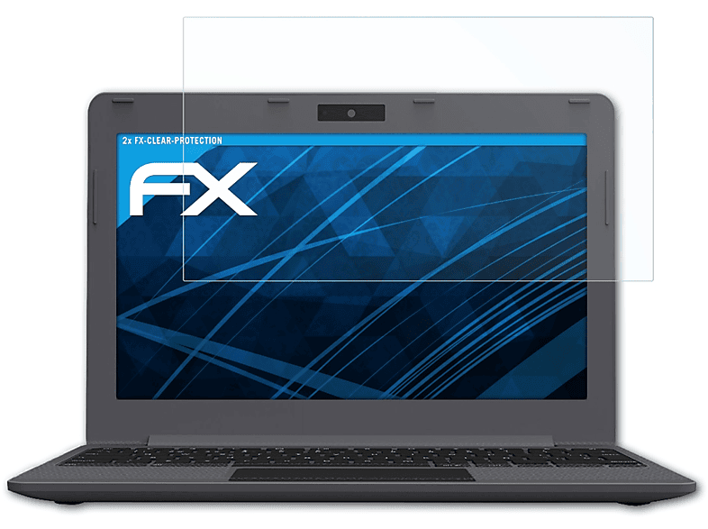 ATFOLIX 2x FX-Clear Displayschutz(für Google Chromebook 11 (Haier, 11.6 Inch))