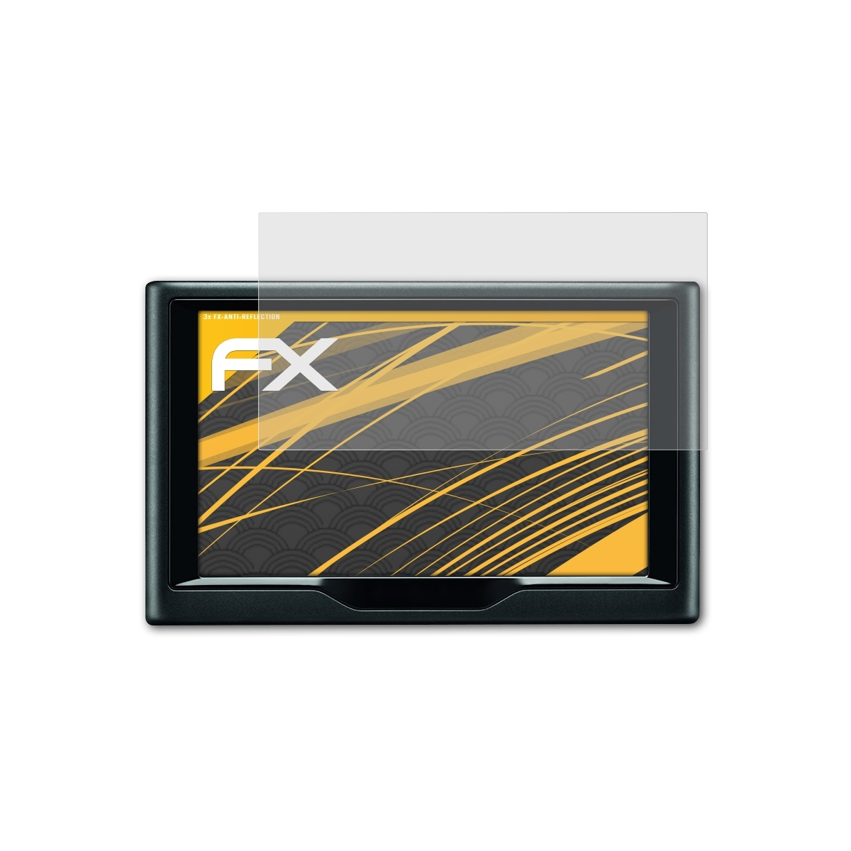 ATFOLIX 3x FX-Antireflex Displayschutz(für 67LMT) Garmin nüvi