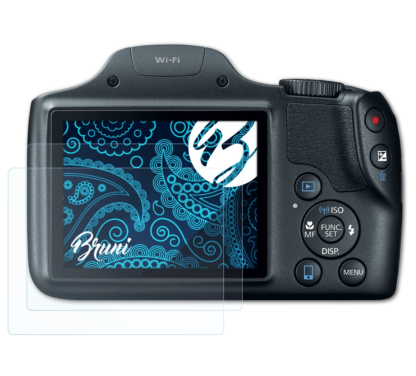 Basics-Clear 2x PowerShot Canon HS) Schutzfolie(für BRUNI SX530