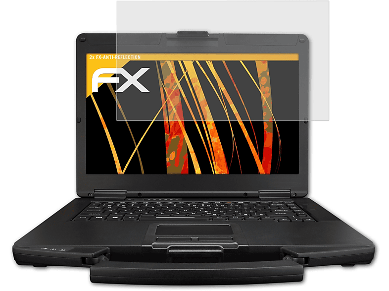 ATFOLIX 2x FX-Antireflex Displayschutz(für Panasonic CF-54) ToughBook