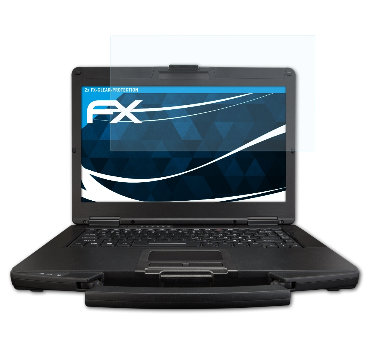 Displayschutz(für ATFOLIX ToughBook Panasonic CF-54) FX-Clear 2x