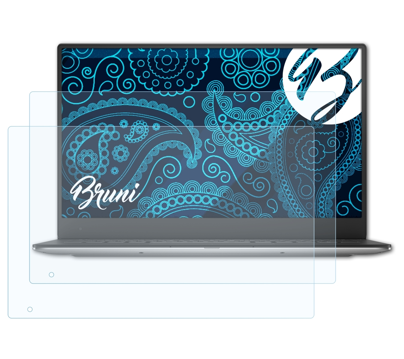 BRUNI XPS (9343 13 Ultrabook QHD+, Version Dell Schutzfolie(für 2015)) 2x Basics-Clear