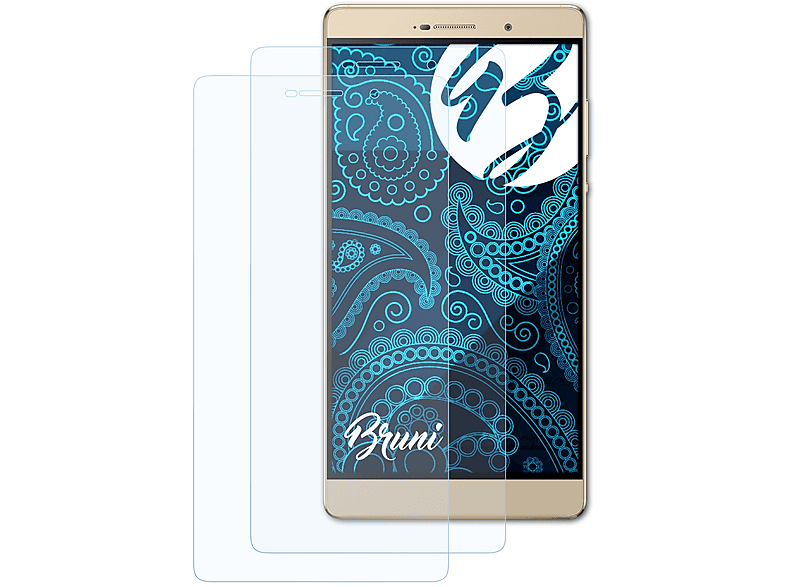 BRUNI Huawei Schutzfolie(für Basics-Clear P8 Max) 2x