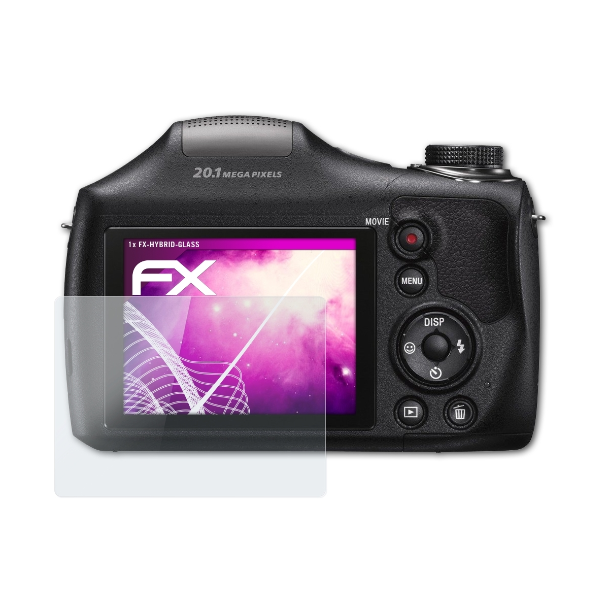 DSC-H300) FX-Hybrid-Glass Sony Schutzglas(für ATFOLIX