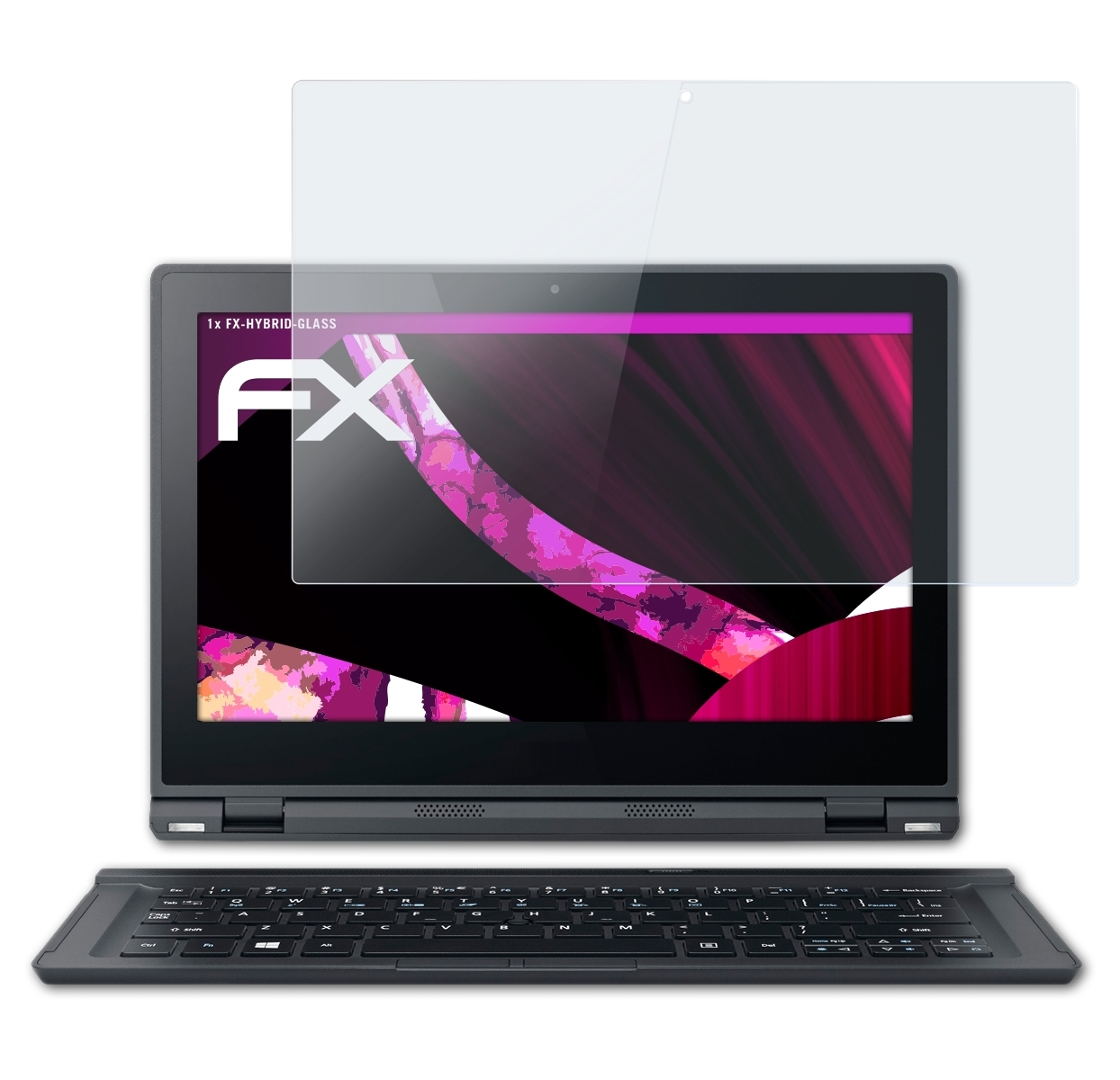 ATFOLIX FX-Hybrid-Glass Switch Aspire Schutzglas(für Acer 12)