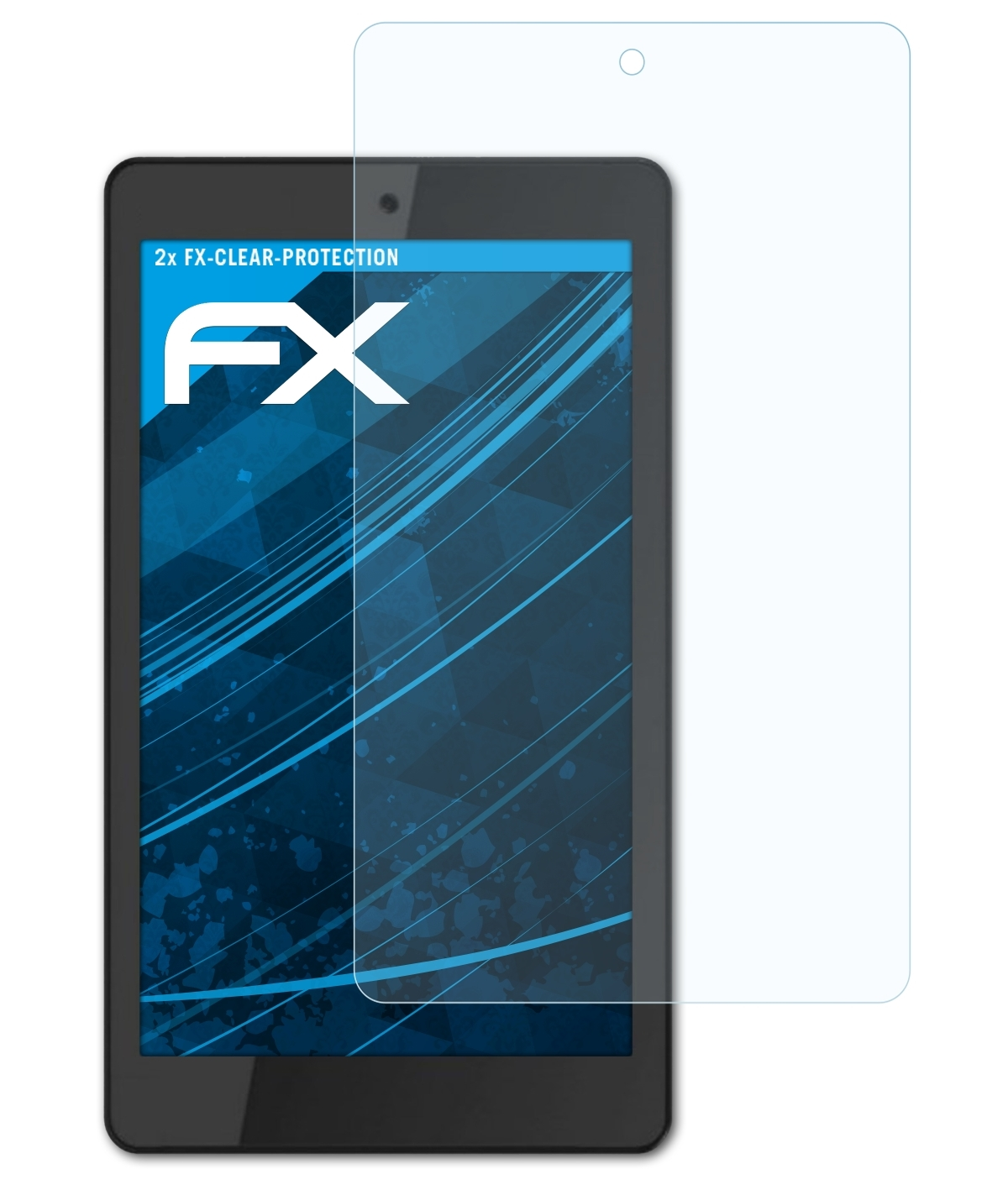 ATFOLIX 2x FX-Clear Displayschutz(für Lenovo inch)) IdeaPad Miix (8 300