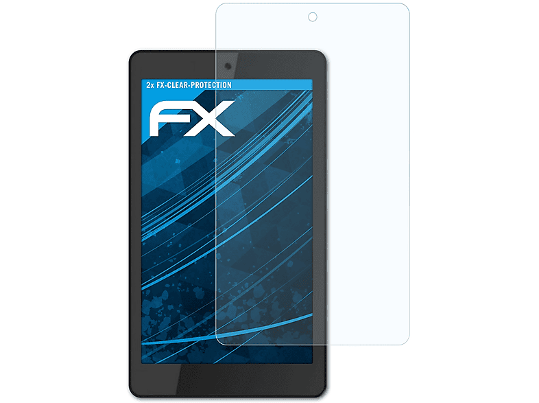 ATFOLIX 2x FX-Clear Displayschutz(für Lenovo IdeaPad Miix 300 (8 inch))