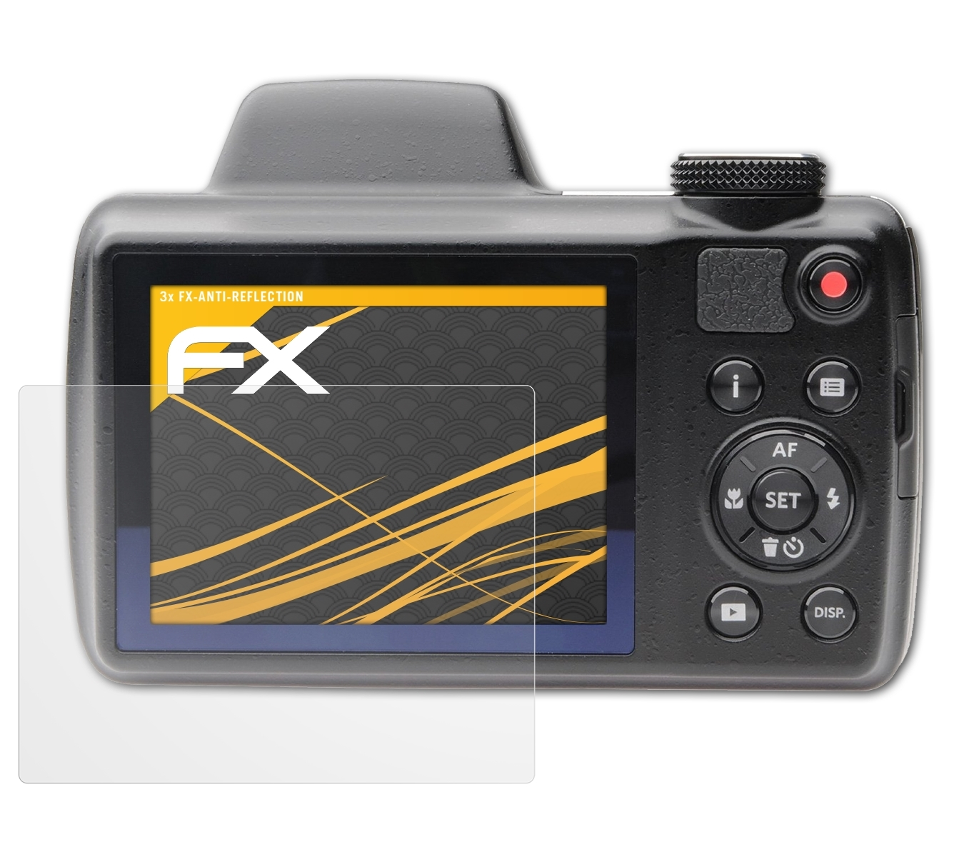 FX-Antireflex AZ525) 3x PixPro Kodak ATFOLIX Displayschutz(für