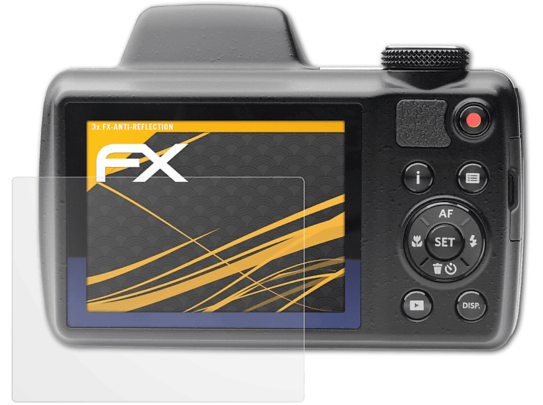 ATFOLIX 3x FX-Antireflex Displayschutz(für Kodak PixPro AZ525)
