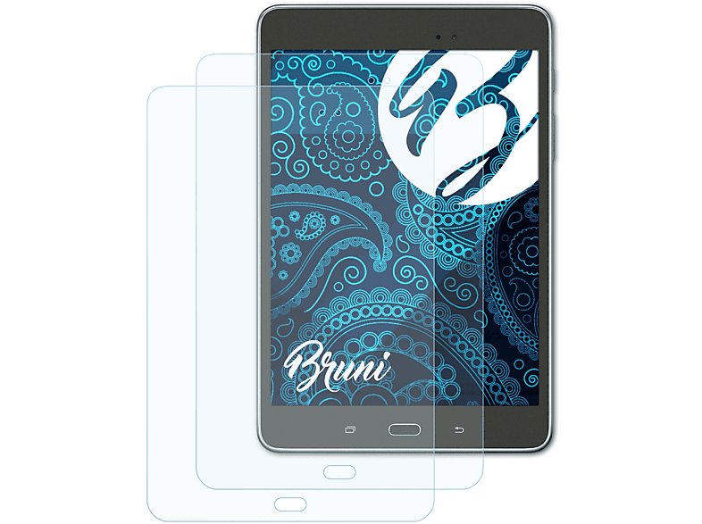 BRUNI 2x Basics-Clear Tab Galaxy 8.0) Schutzfolie(für Samsung A