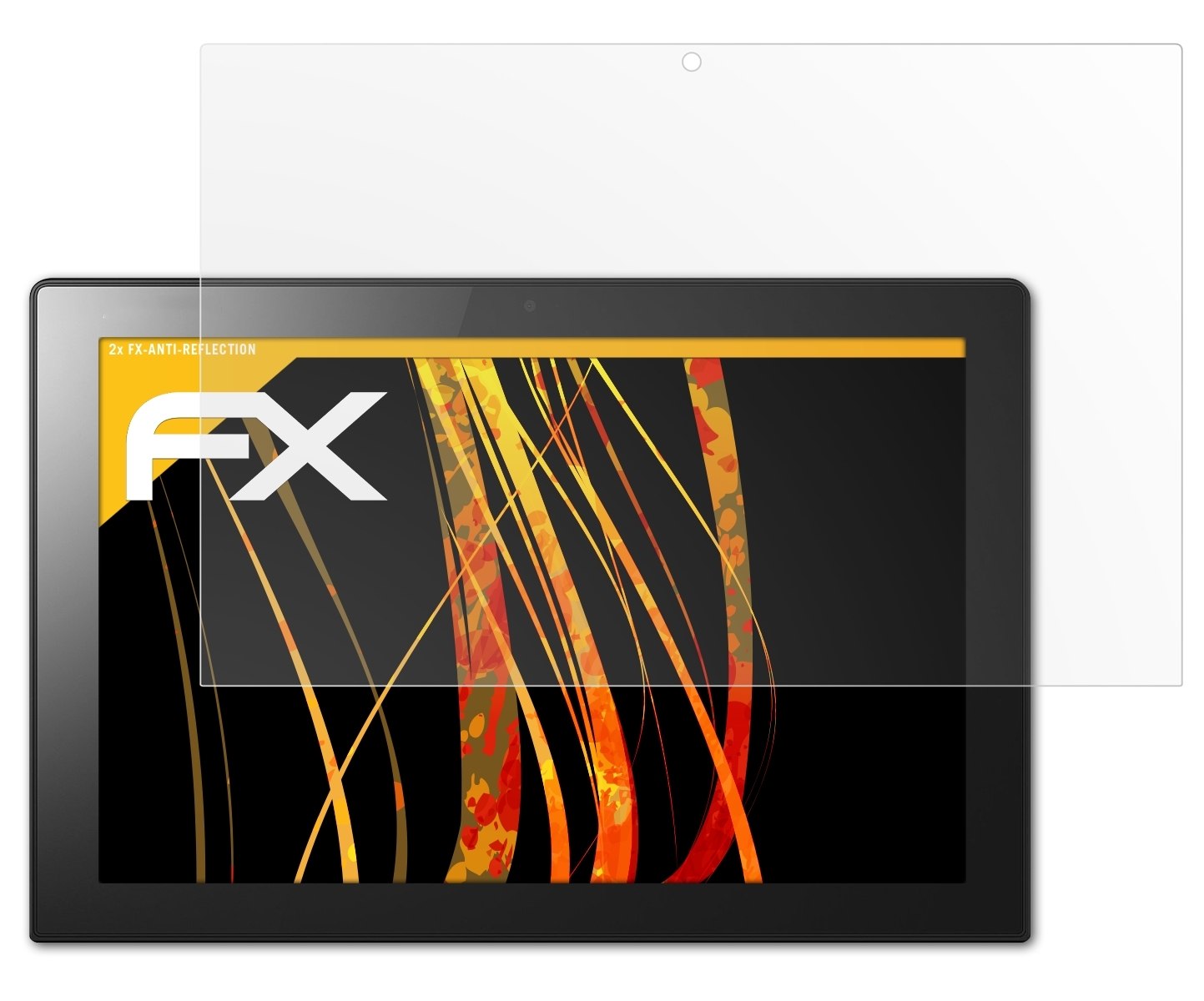 ATFOLIX 2x FX-Antireflex 3 Miix IdeaTab Lenovo 10) Displayschutz(für