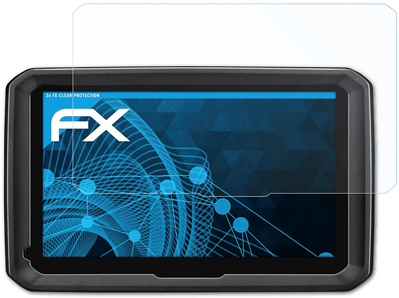 ATFOLIX 3x FX-Clear dezl 770LMT-D) Displayschutz(für Garmin