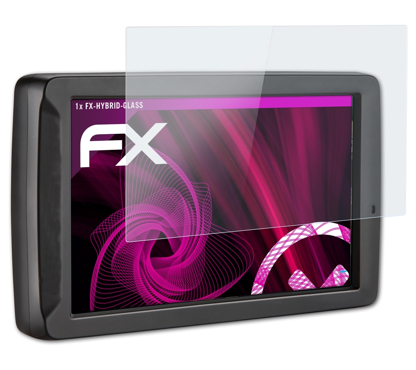 ATFOLIX FX-Hybrid-Glass Schutzglas(für BMW V) Navigator