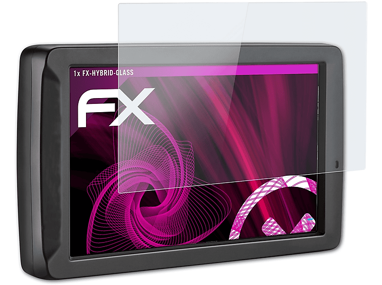kostenlose Geschenkverpackung ATFOLIX FX-Hybrid-Glass Schutzglas(für BMW Navigator V)