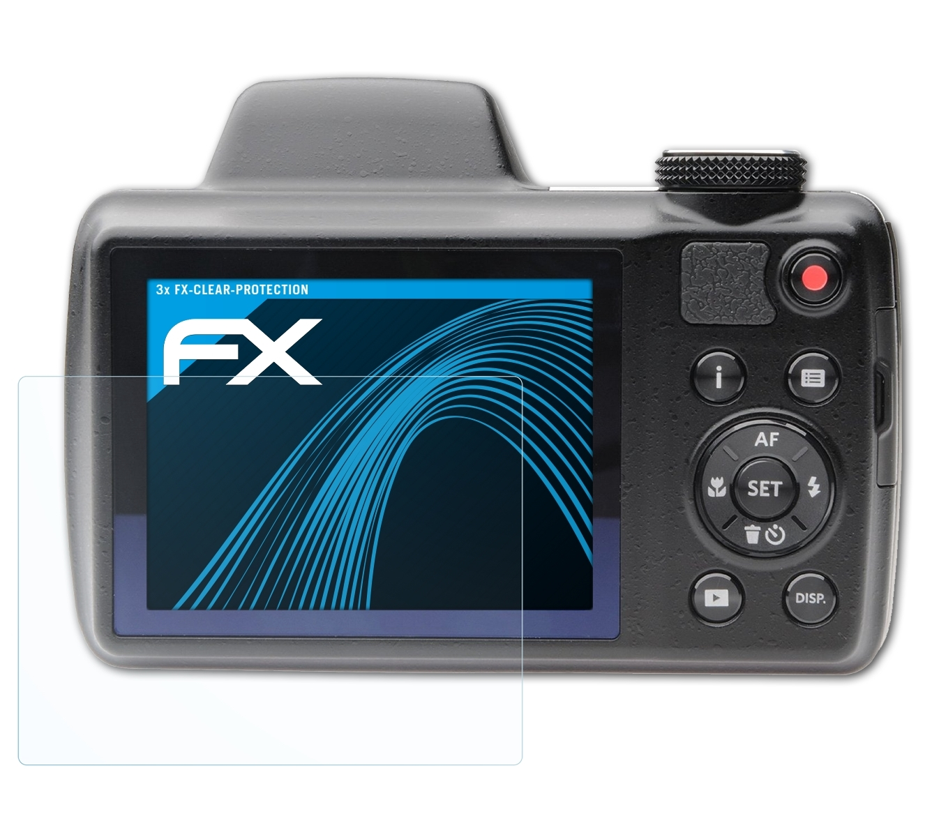 ATFOLIX 3x FX-Clear Displayschutz(für Kodak PixPro AZ525)