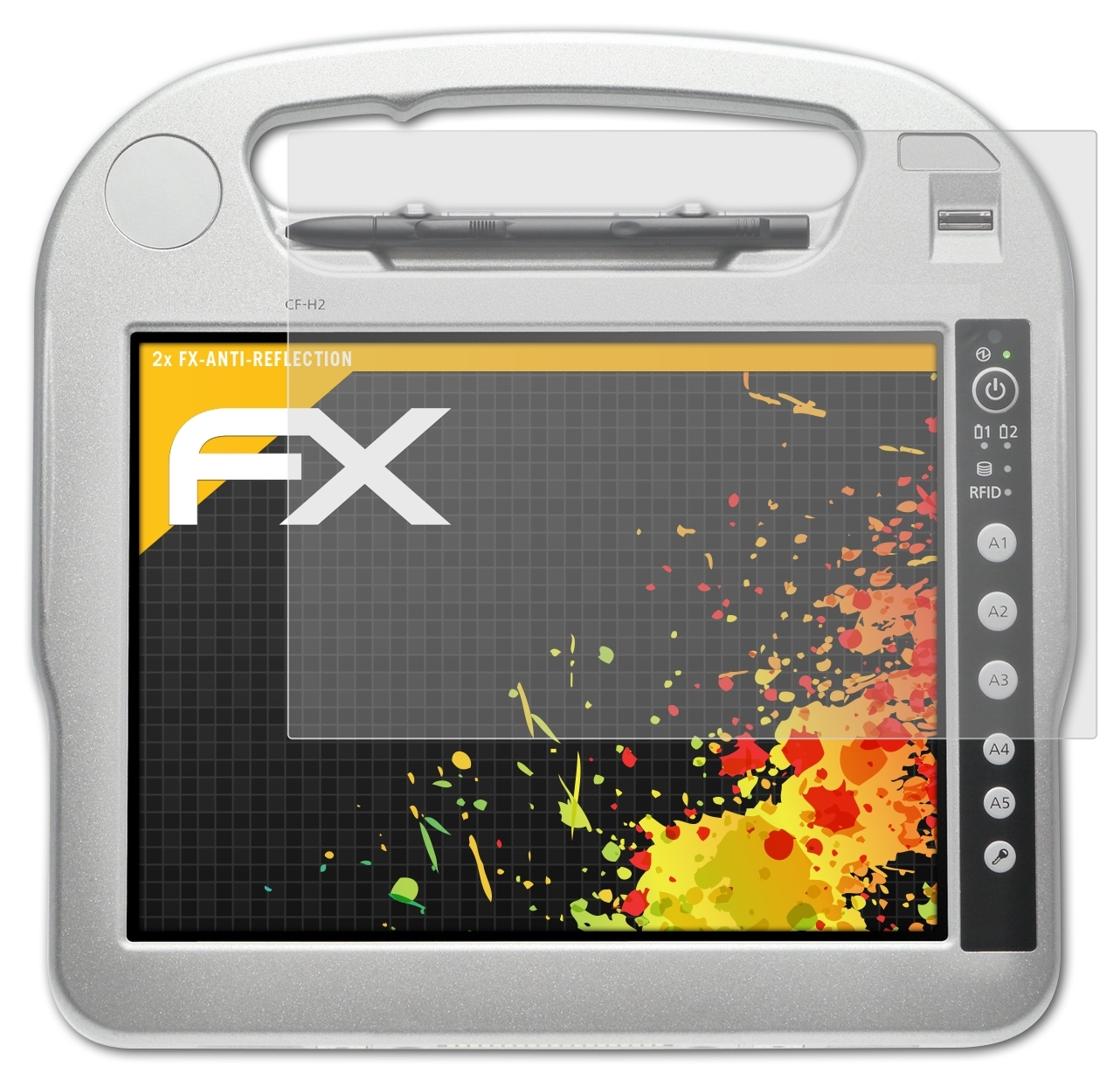 FX-Antireflex Panasonic CF-H2) ToughBook Displayschutz(für ATFOLIX 2x
