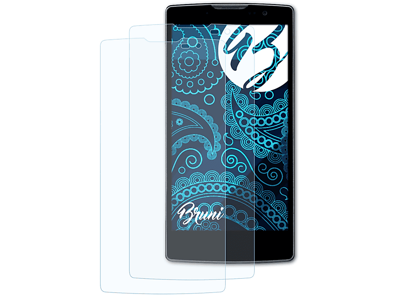 BRUNI 2x Basics-Clear Schutzfolie(für LG Spirit) | Displayschutzfolien & Gläser